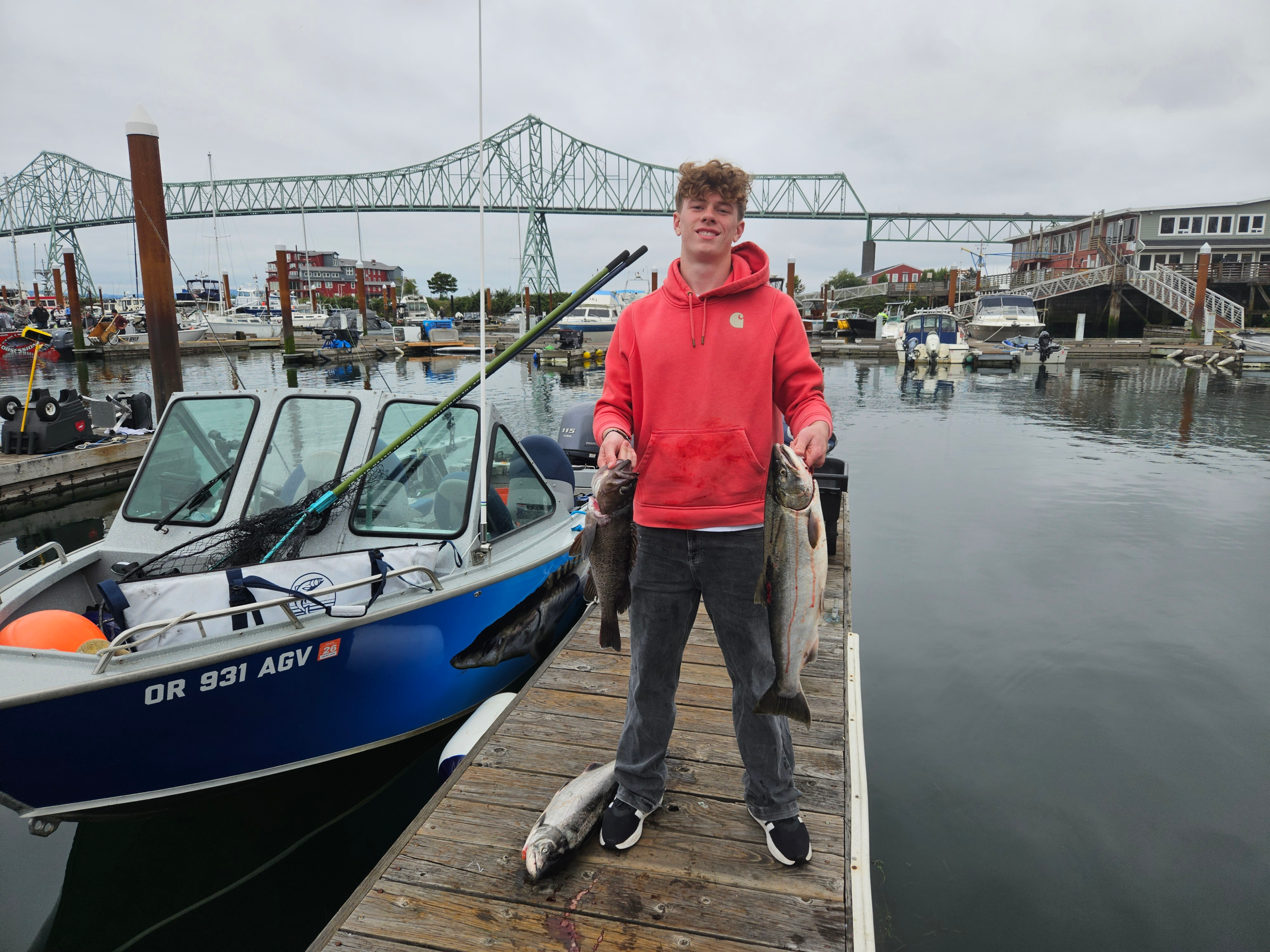 Happy Buoy 10 fishing results. Coho, Chinook, and Rock Fish!